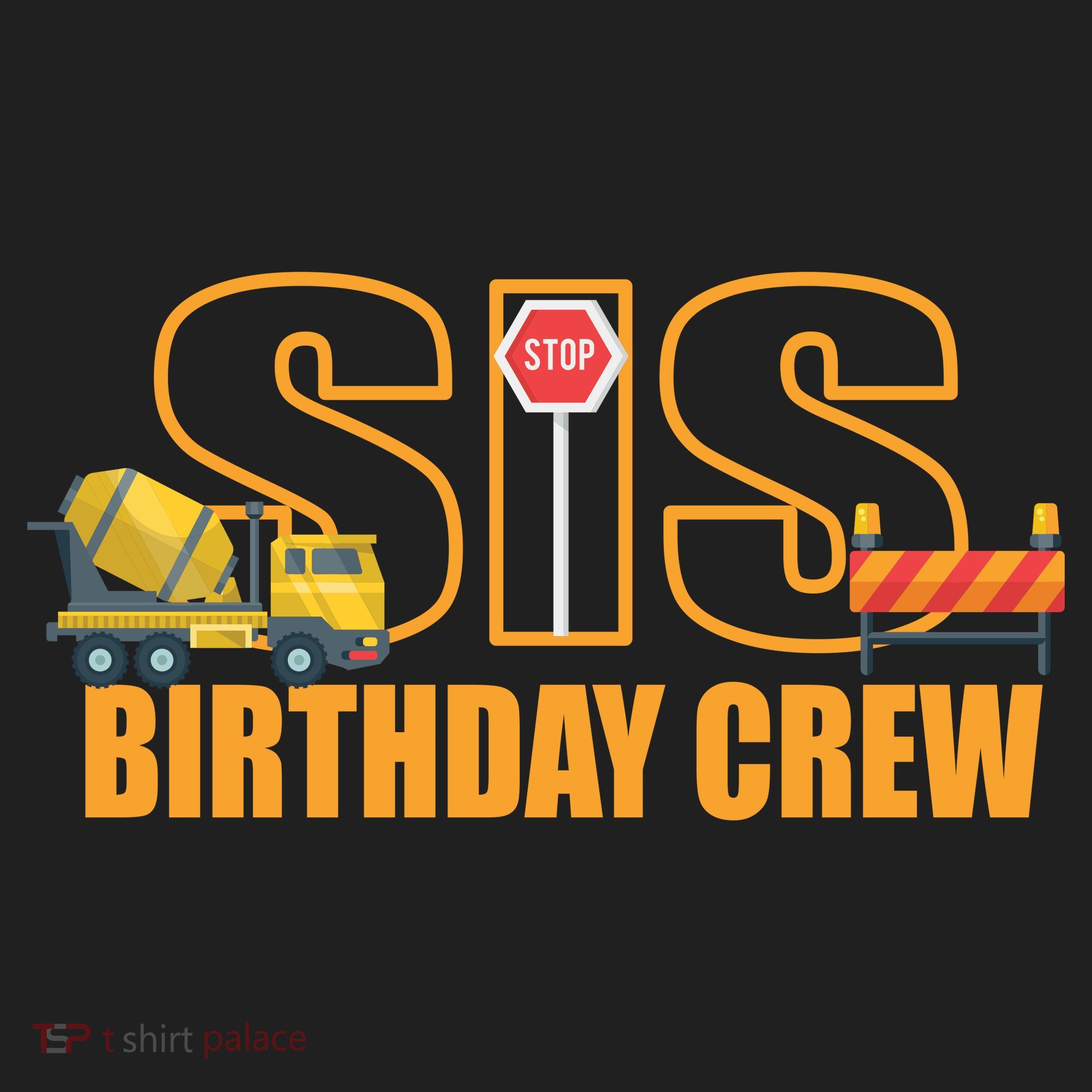 Birthday Sis Crew Sister Adult Drive Performance Visor
