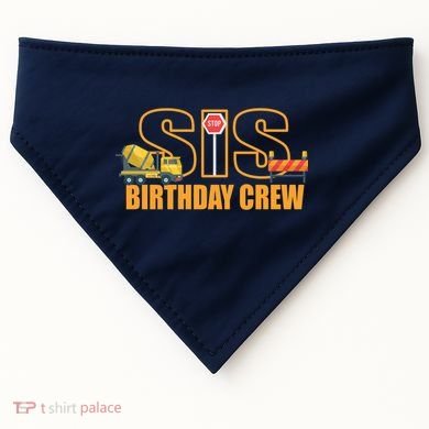 Birthday Sis Crew Sister USA-Made Doggie Bandana
