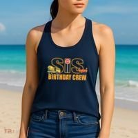 Birthday Sis Crew Sister Women's Tank Top thumb 2