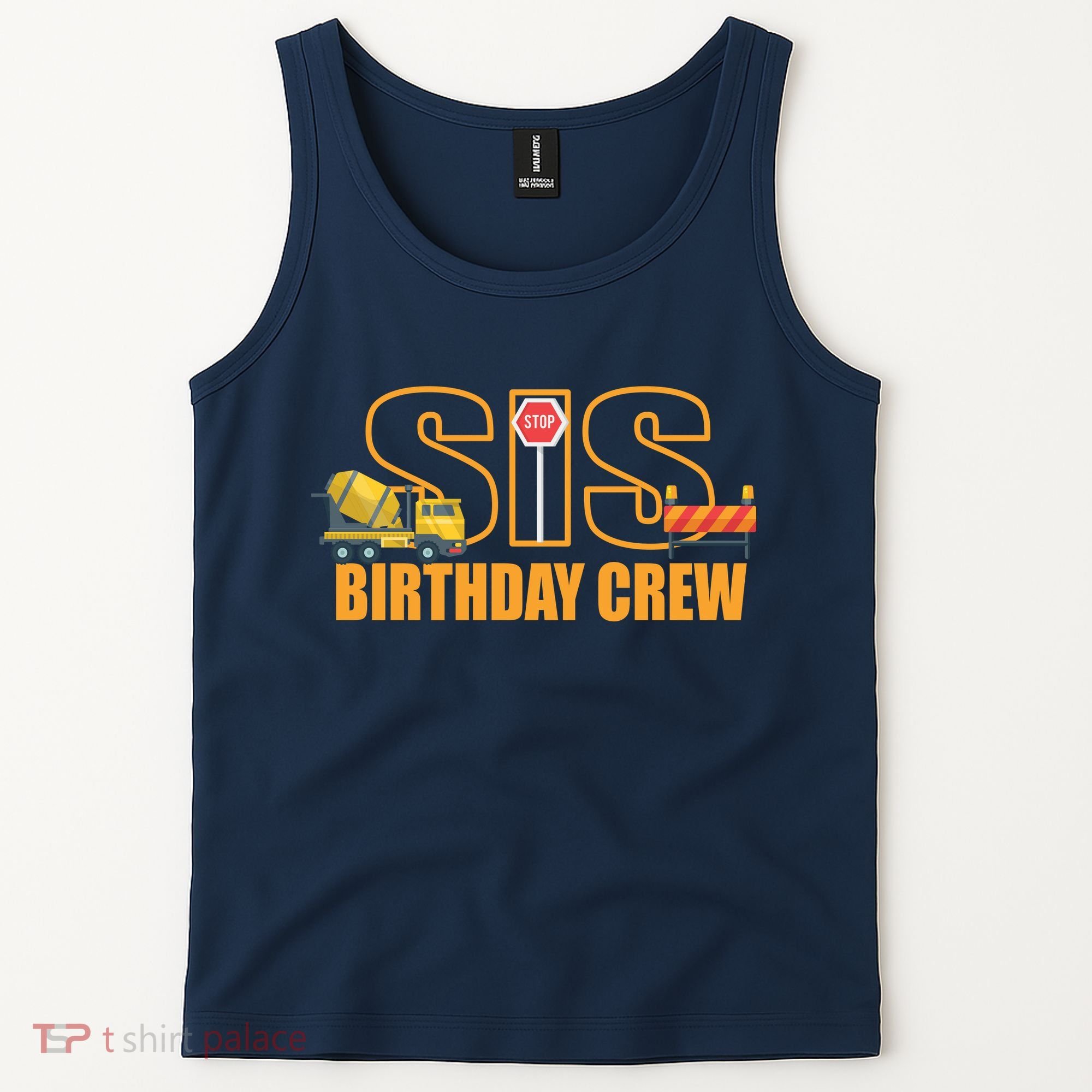 Birthday Sis Crew Sister Tank Top