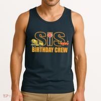 Birthday Sis Crew Sister Tank Top thumb 3