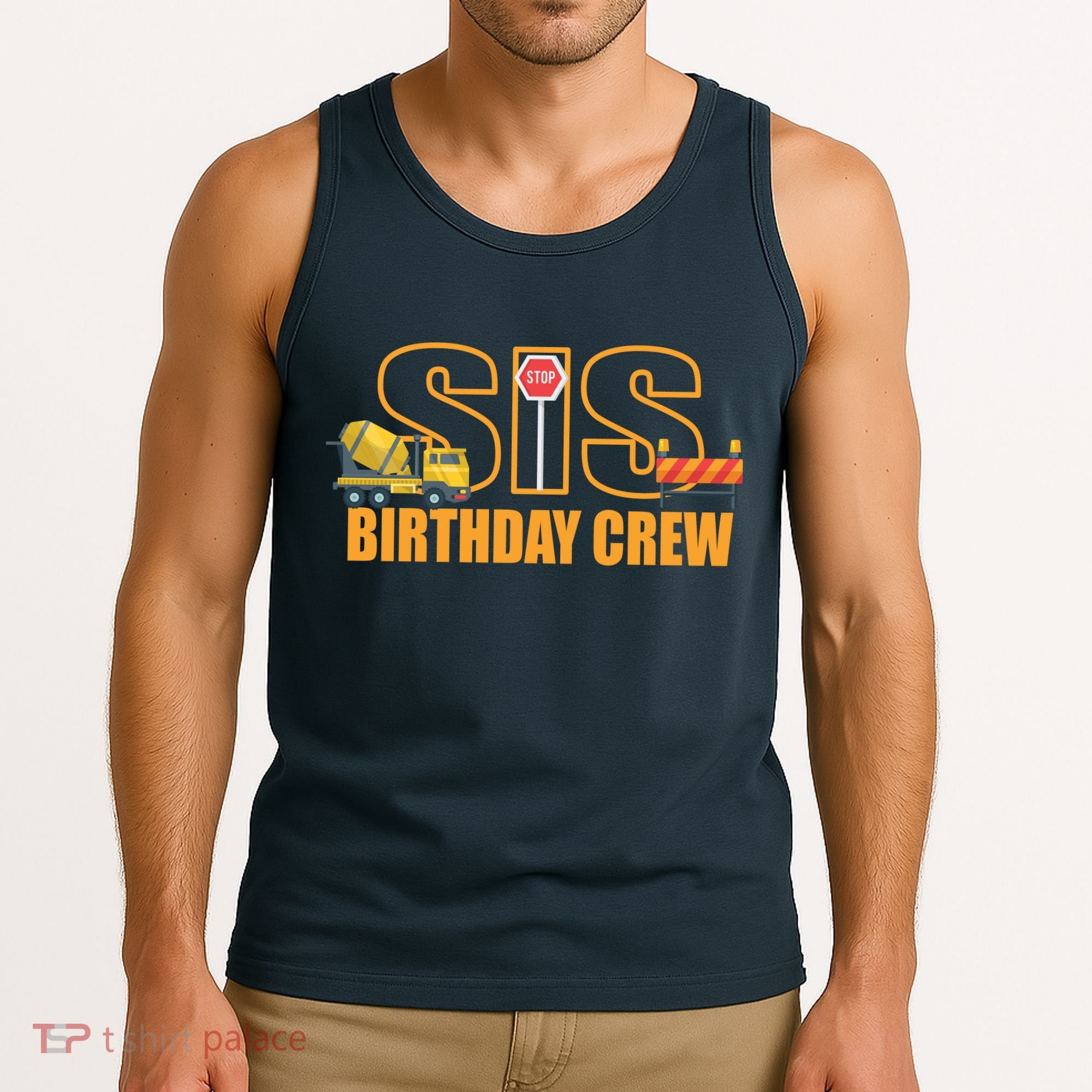 Birthday Sis Crew Sister Tank Top