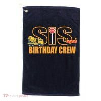 Birthday Sis Crew Sister Golf Towel thumb 0