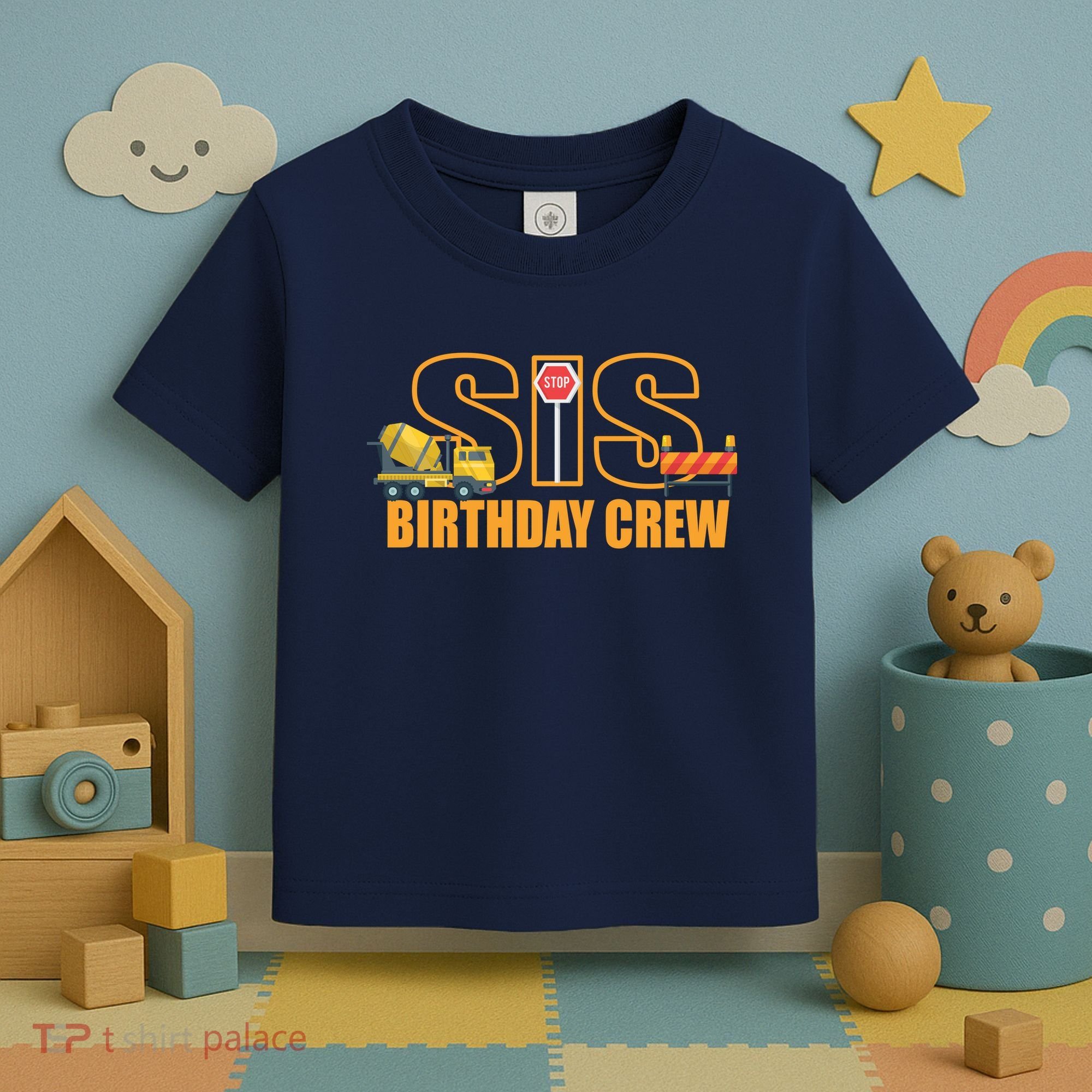 Birthday Sis Crew Sister Toddler T-Shirt