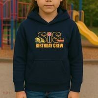 Birthday Sis Crew Sister Kids Hoodie thumb 3