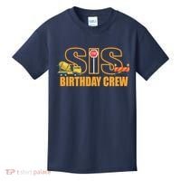 Birthday Sis Crew Sister Kids T-Shirt thumb 0