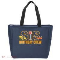 Birthday Sis Crew Sister Tote Bag thumb 0