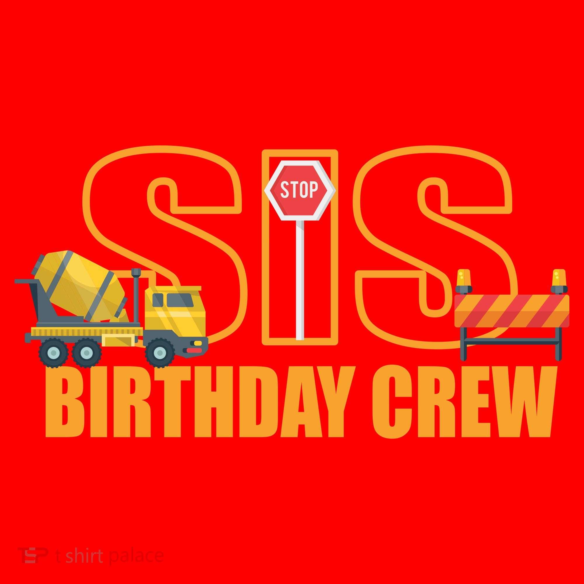 Birthday Sis Crew Sister Santa Hat