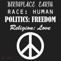 Birthplace Earth Race Human Religion Love Peace Hat thumb 2