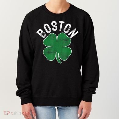 Boston Irish Shamrock St. Patrick's Day Women's Sweatshirt