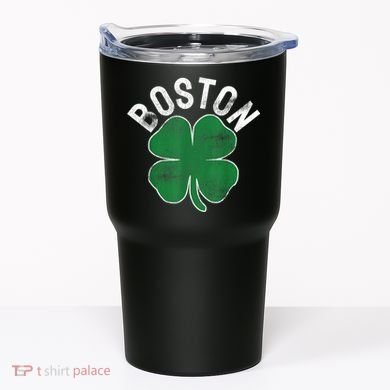 Boston Irish Shamrock St. Patrick's Day Tumbler