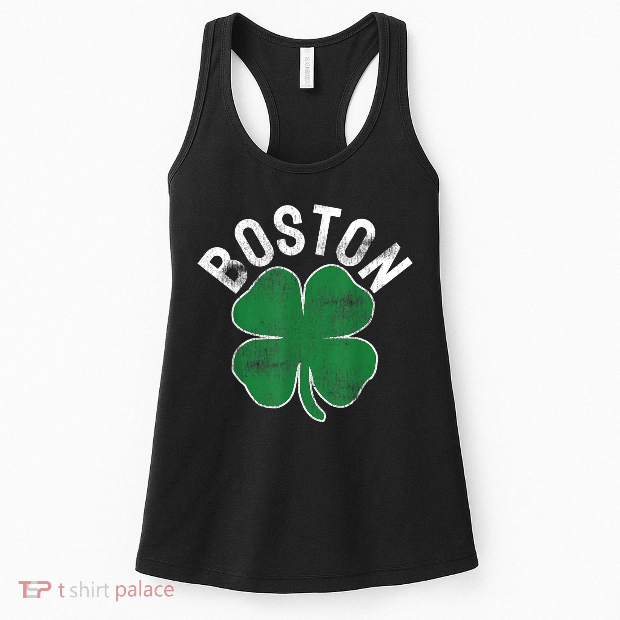 Boston Irish Shamrock St. Patrick's Day Women's Tank Top