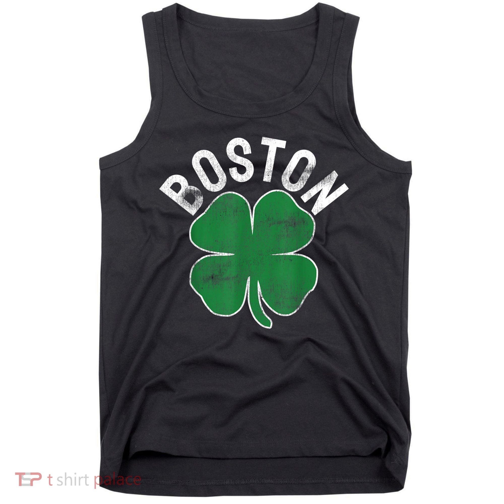 Boston Irish Shamrock St. Patrick's Day Tank Top