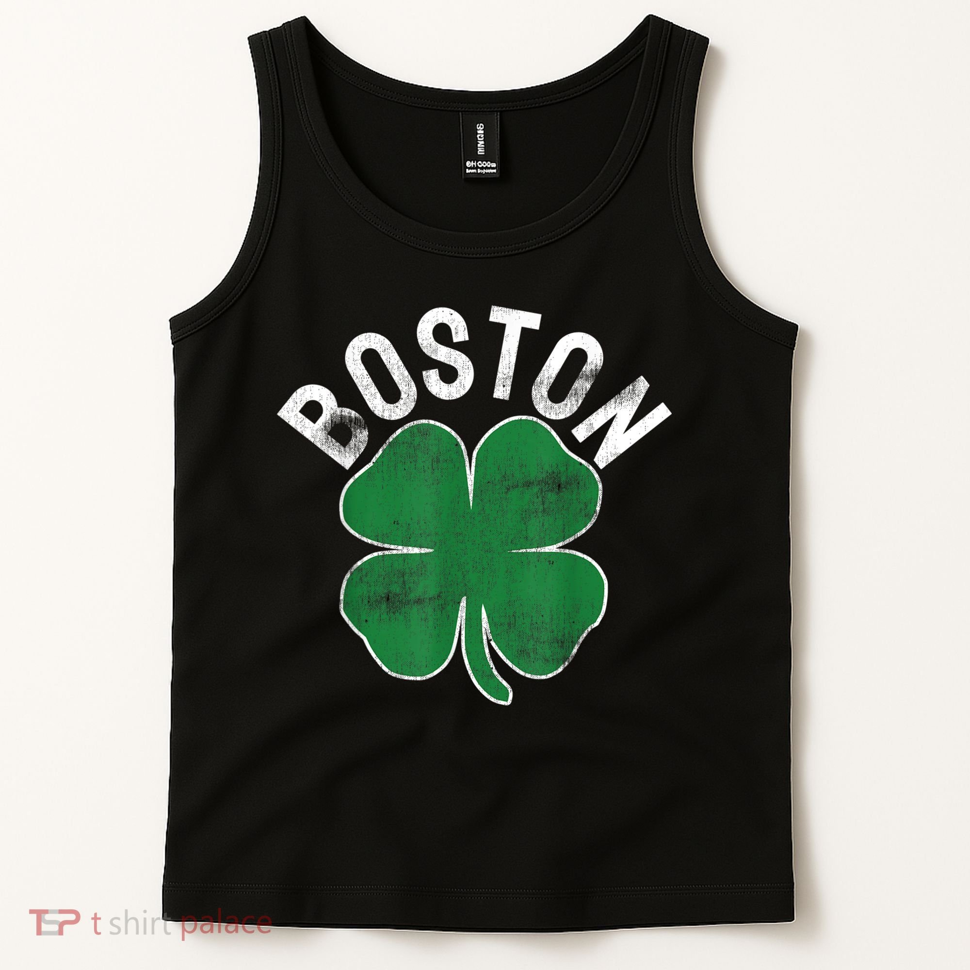 Boston Irish Shamrock St. Patrick's Day Tank Top