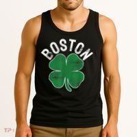Boston Irish Shamrock St. Patrick's Day Tank Top thumb 3