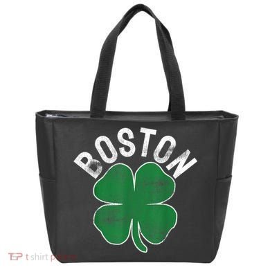 Boston Irish Shamrock St. Patrick's Day Tote Bag