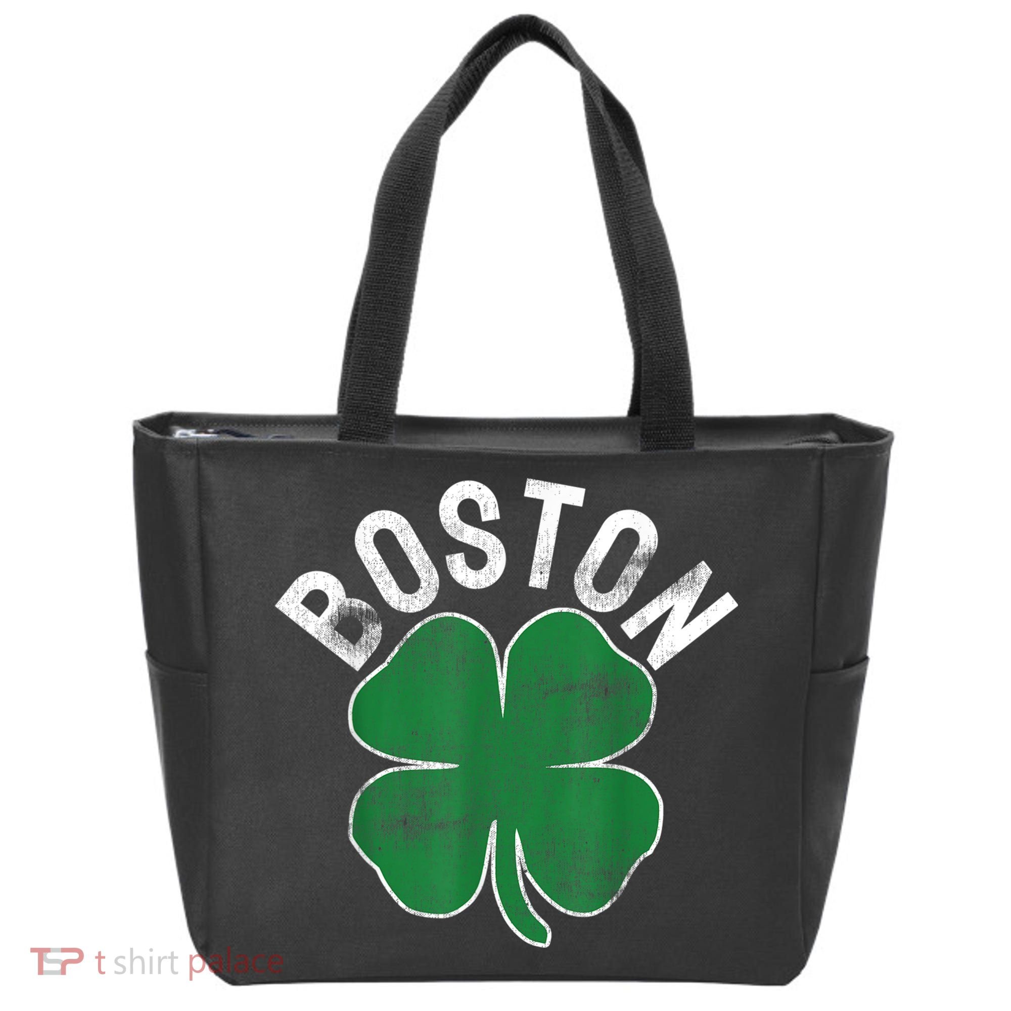 Boston Irish Shamrock St. Patrick's Day Tote Bag