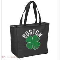 Boston Irish Shamrock St. Patrick's Day Tote Bag thumb 2