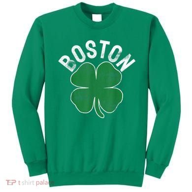Boston Irish Shamrock St. Patrick's Day Sweatshirt