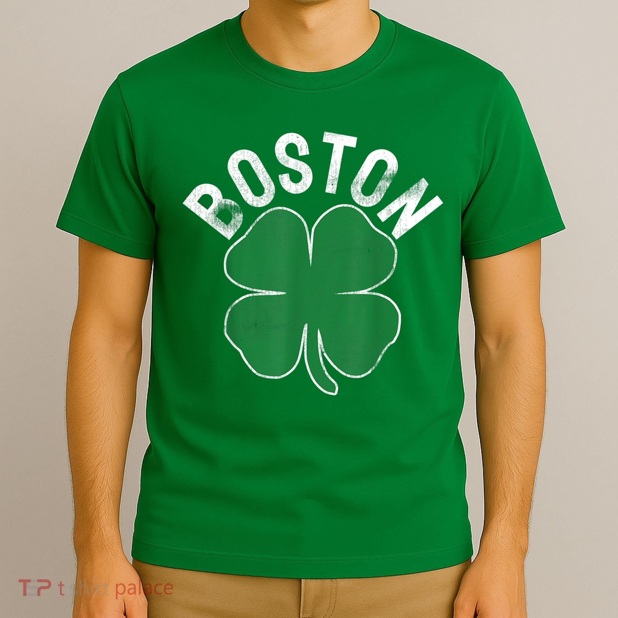 Boston Irish Shamrock St. Patrick's Day T-Shirt