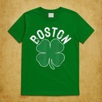 Boston Irish Shamrock St. Patrick's Day T-Shirt thumb 5