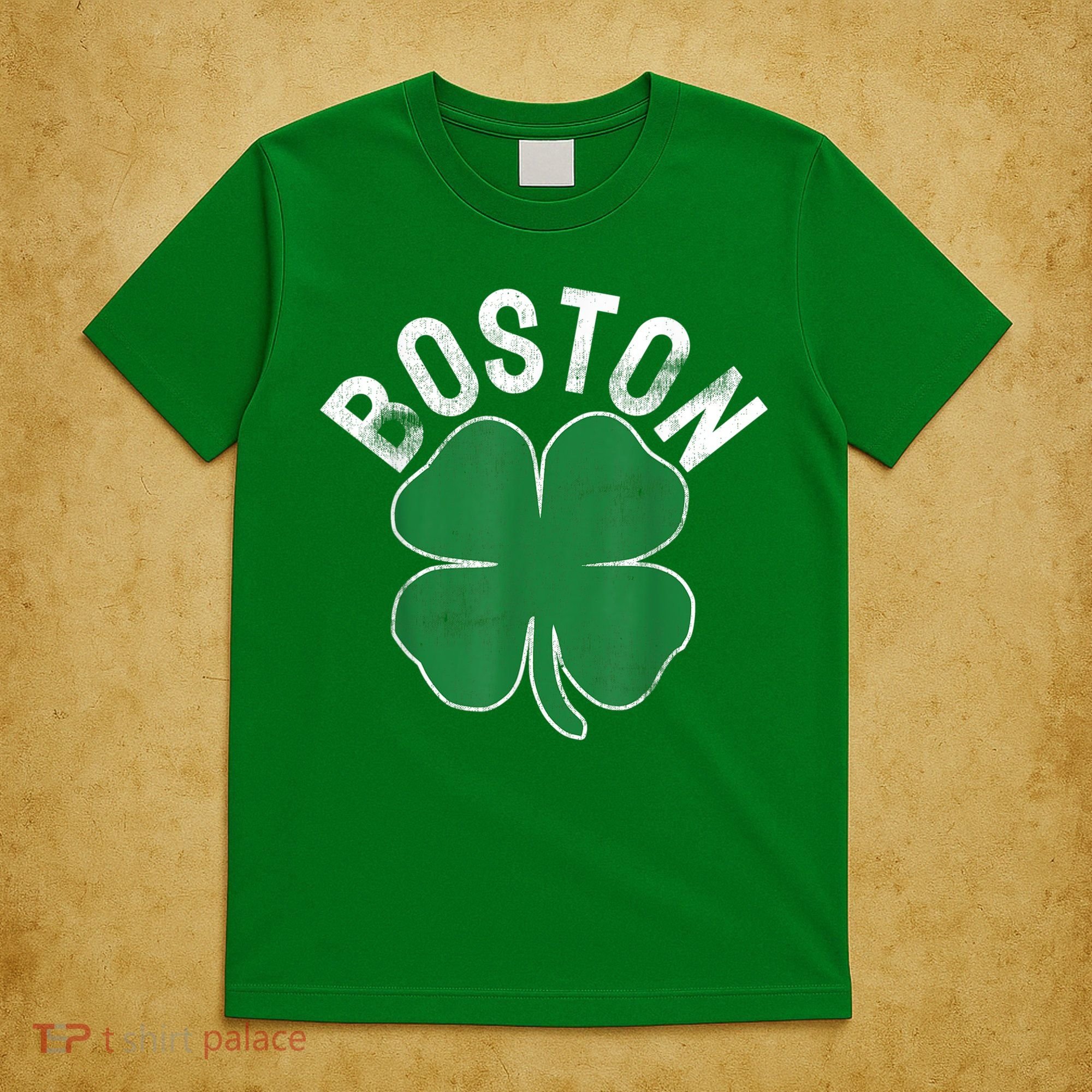 Boston Irish Shamrock St. Patrick's Day T-Shirt