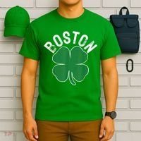 Boston Irish Shamrock St. Patrick's Day T-Shirt thumb 6