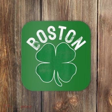 Boston Irish Shamrock St. Patrick's Day Coaster