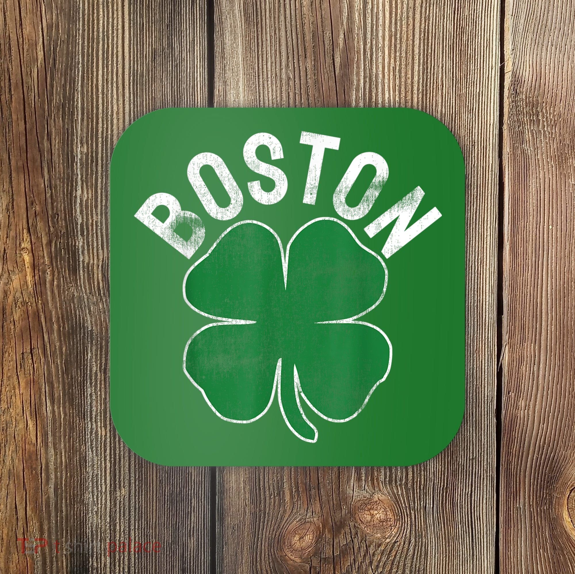 Boston Irish Shamrock St. Patrick's Day Coaster