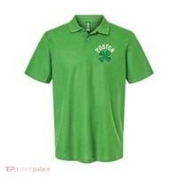 Boston Irish Shamrock St. Patrick's Day Polo thumb 0