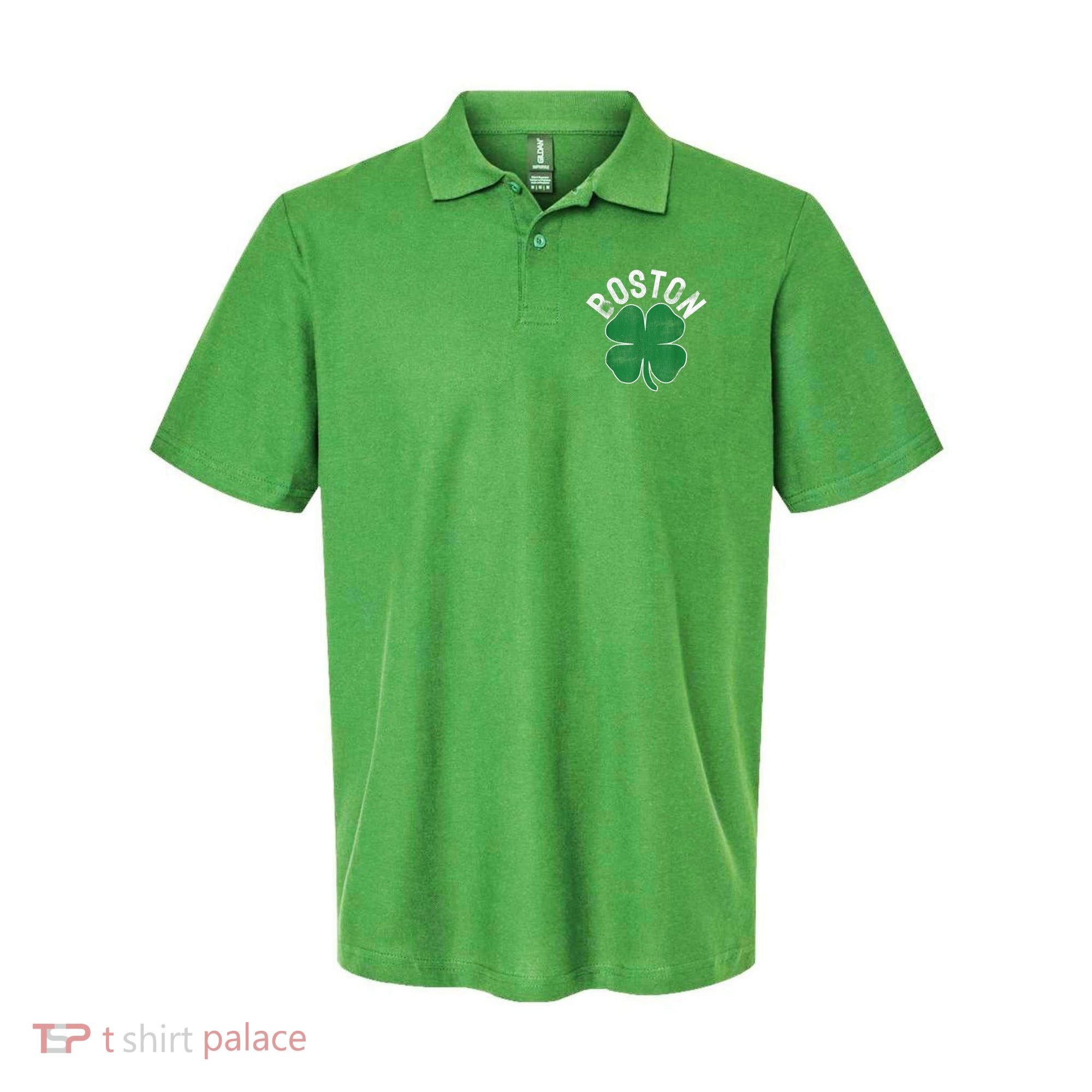 Boston Irish Shamrock St. Patrick's Day Polo