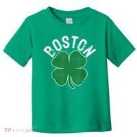 Boston Irish Shamrock St. Patrick's Day Toddler T-Shirt thumb 0