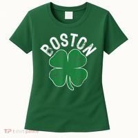 Boston Irish Shamrock St. Patrick's Day Women's T-Shirt thumb 0