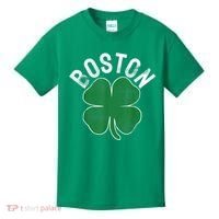 Boston Irish Shamrock St. Patrick's Day Kids T-Shirt thumb 0