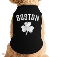 Boston Irish Shamrock St. Patrick's Day Doggie Tank thumb 0