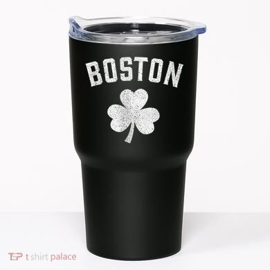 Boston Irish Shamrock St. Patrick's Day Tumbler
