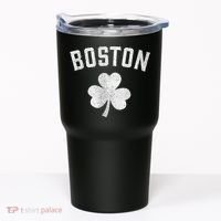 Boston Irish Shamrock St. Patrick's Day Tumbler thumb 0