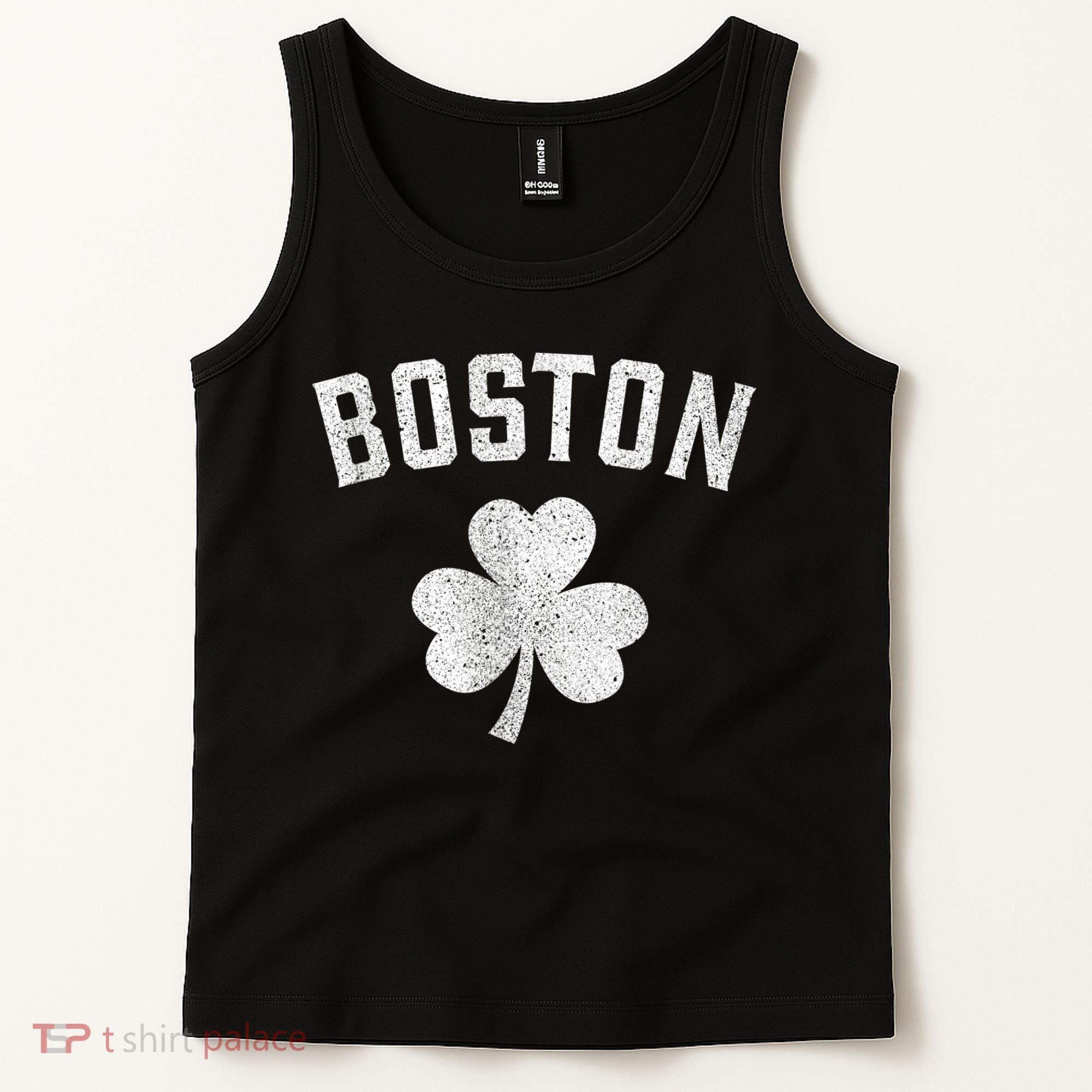 Boston Irish Shamrock St. Patrick's Day Tank Top