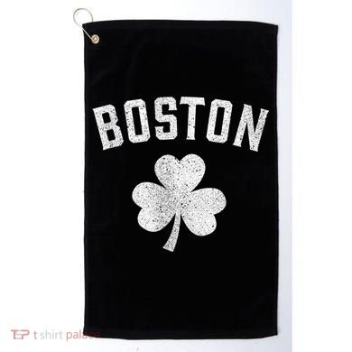 Boston Irish Shamrock St. Patrick's Day Golf Towel
