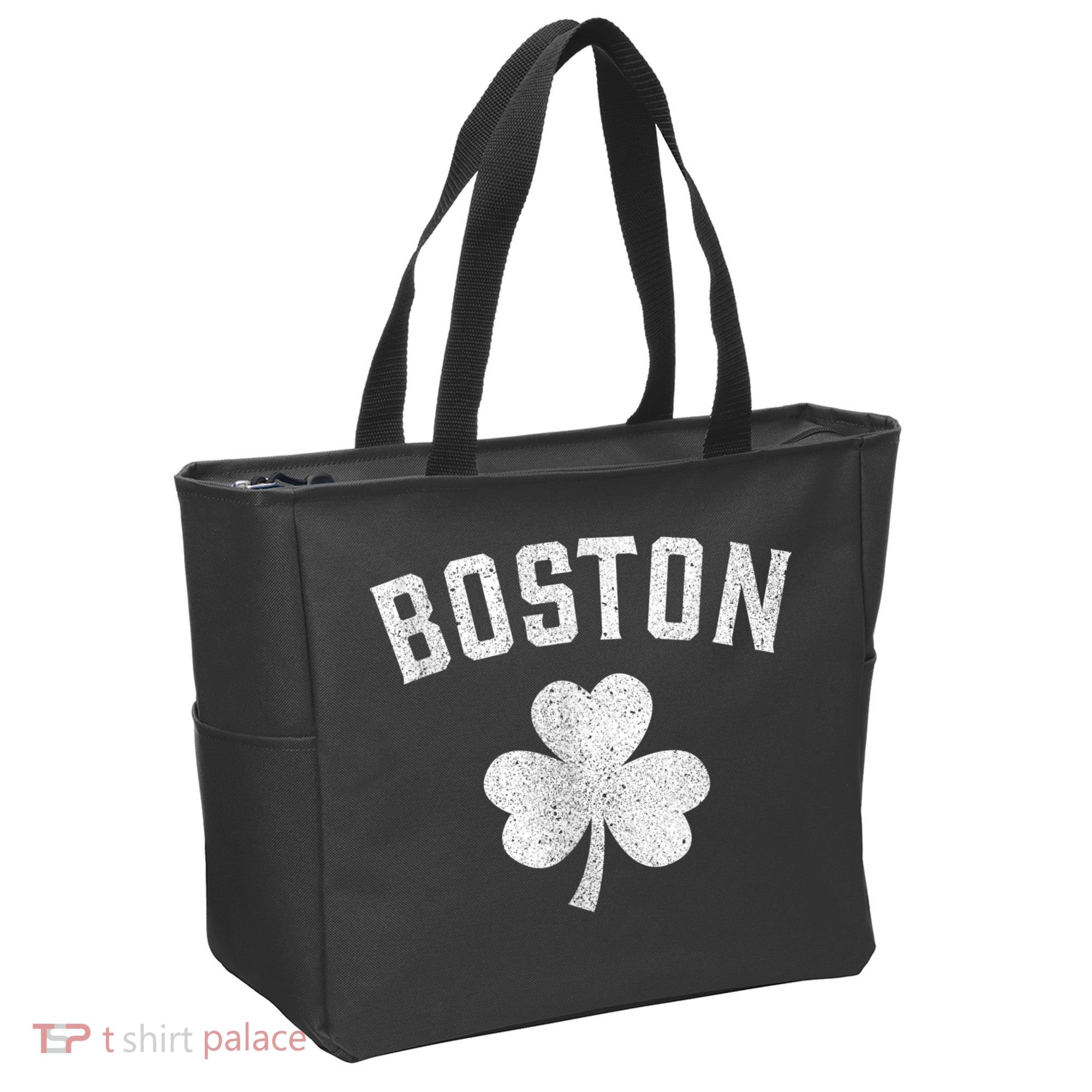 Boston Irish Shamrock St. Patrick's Day Tote Bag
