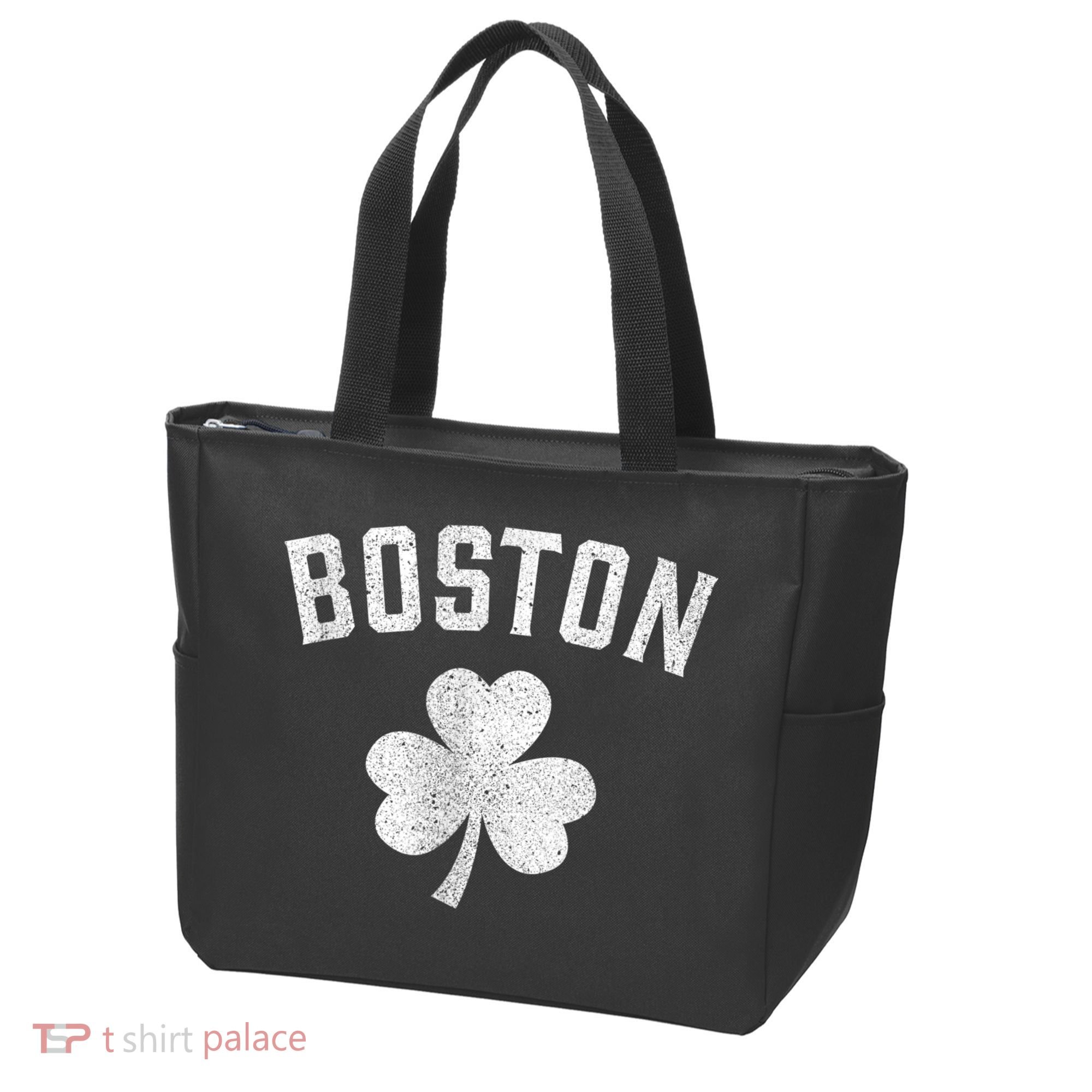 Boston Irish Shamrock St. Patrick's Day Tote Bag