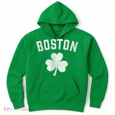 Boston Irish Shamrock St. Patrick's Day Hoodie