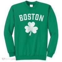 Boston Irish Shamrock St. Patrick's Day Sweatshirt thumb 0