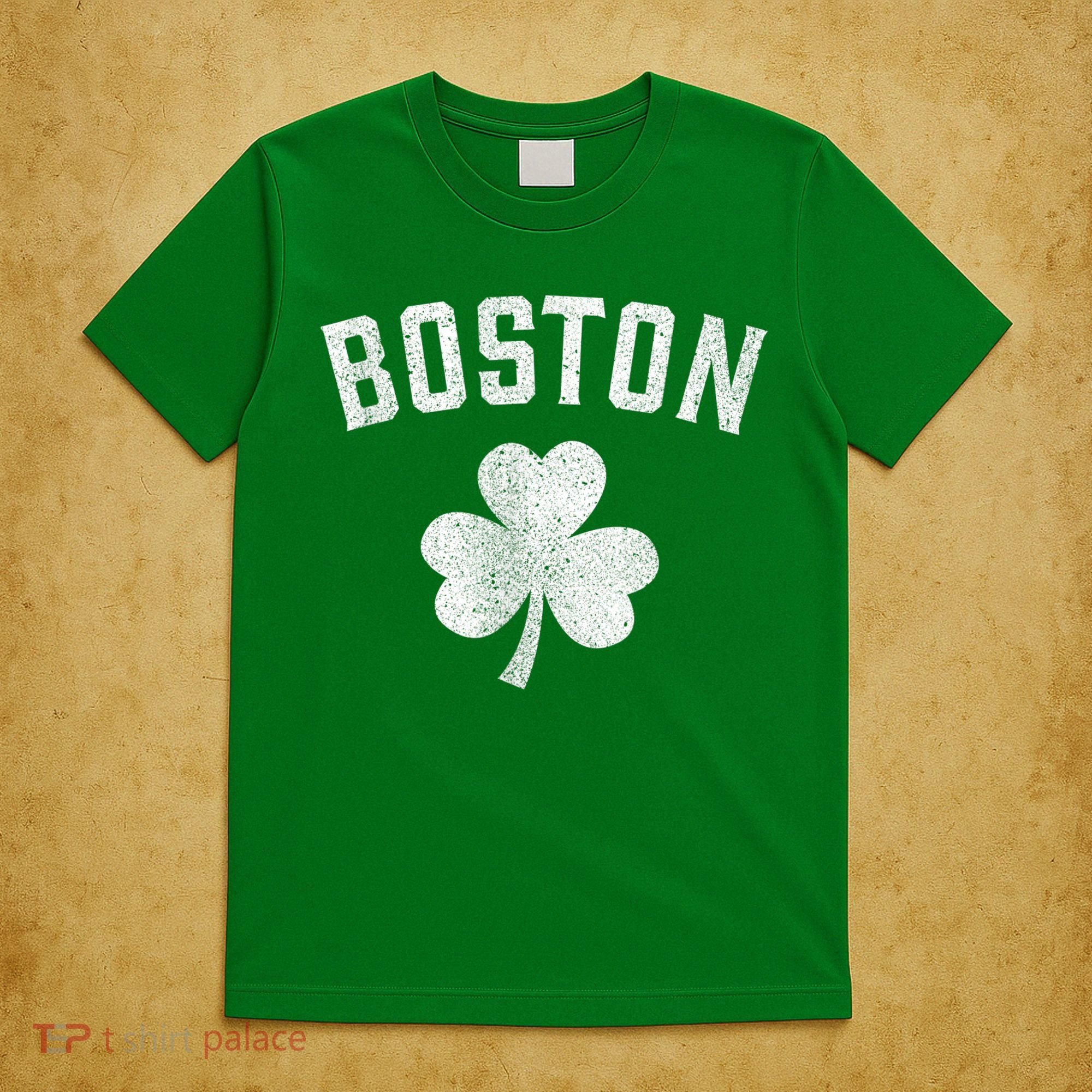 Boston Irish Shamrock St. Patrick's Day T-Shirt