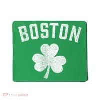 Boston Irish Shamrock St. Patrick's Day Mousepad thumb 0