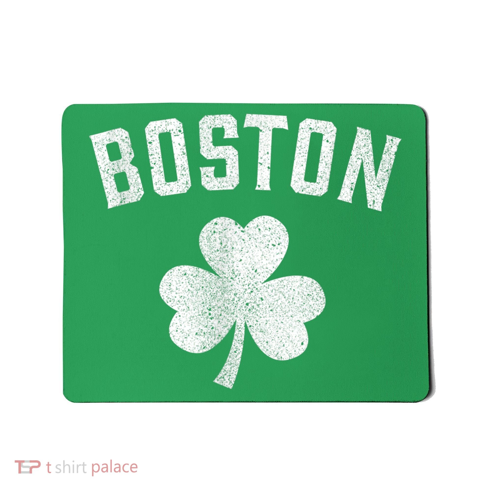 Boston Irish Shamrock St. Patrick's Day Mousepad