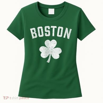 Boston Irish Shamrock St. Patrick's Day Women's T-Shirt