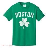 Boston Irish Shamrock St. Patrick's Day Kids T-Shirt thumb 0