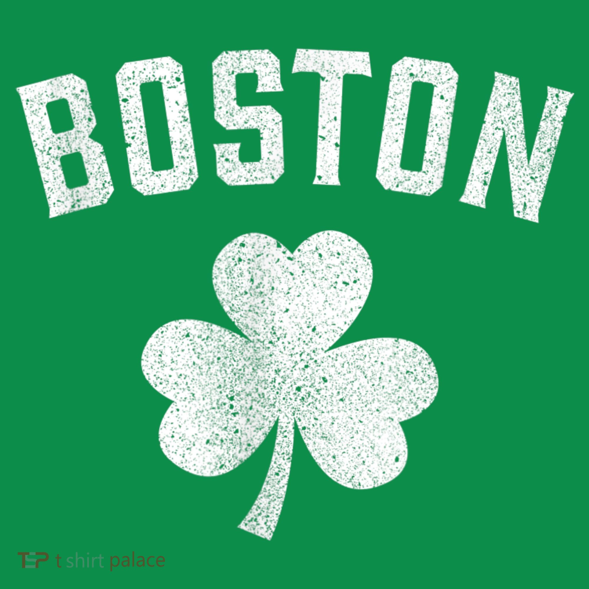 Boston Irish Shamrock St. Patrick's Day Kids T-Shirt