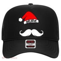 Believe In Santa Funny Mustache Hat thumb 0